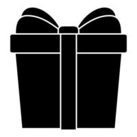 caja de regalo aislado sobre fondo blanco vector