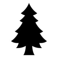 Christmas Tree isolated on white background vector