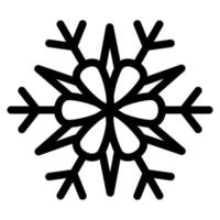 Snowflake isolated on white background vector