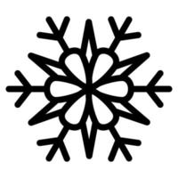 Snowflake isolated on white background vector