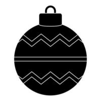 Christmas Ball isolated on white background vector