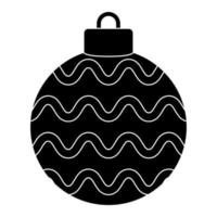 Christmas Ball isolated on white background vector
