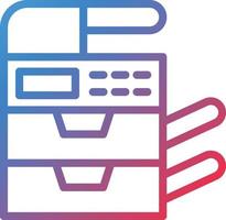 Photocopier Icon Style vector