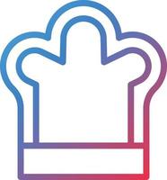 Chef Hat Icon Style vector