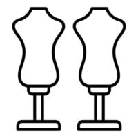 Mannequin Icon Style vector