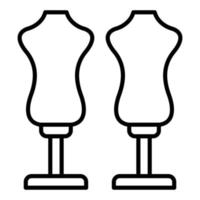 Mannequin Icon Style vector