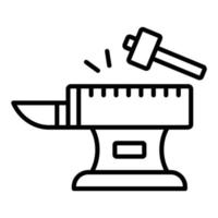 Anvil Icon Style vector