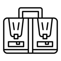 Briefcase Icon Style vector