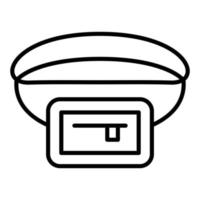 Waist Bag Icon Style vector