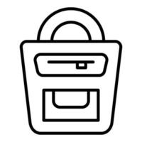 Bag Icon Style vector