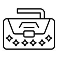 Clutch Bag Icon Style vector