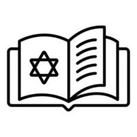 Torah Icon Style vector