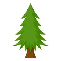 Christmas Tree isolated on white background vector