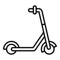 Kick Scooter Icon Style vector