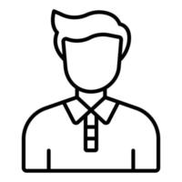 Author Male Icon Style vector