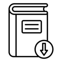 descargar estilo de icono de libro vector