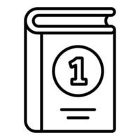 First Edition Icon Style vector