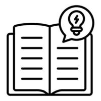 Knowledge Icon Style vector