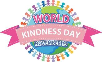 World Kindness Day Logo Design vector