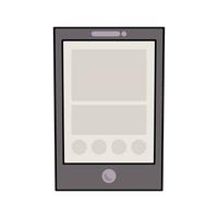 Mobile Phone with apps. Vector illustration