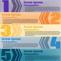 Modern infographics element number template. Business infographics design template. Colorful modern text box template for website computer graphic and internet. Vector Elements.