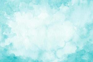 Mint abstract watercolor texture background vector