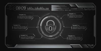 fondo de tecnología moderna vector