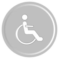 Disability Wheelchair Sign vector