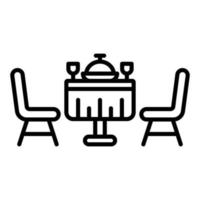 Food Table Icon Style vector