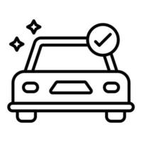 Exterior Detailing Icon Style vector