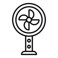 Stand Fan Icon Style vector