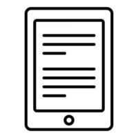 E-Book Icon Style vector