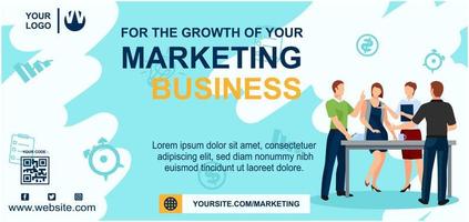 business and marketing banner template vector