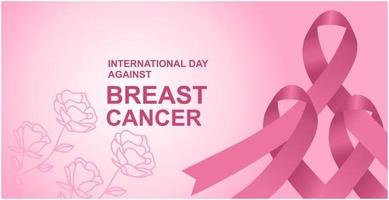 breast cancer day awareness october vector