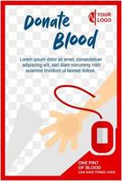 world donate blood day vector