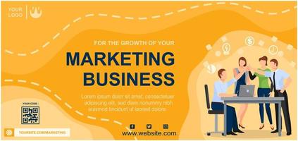 business and marketing banner template vector