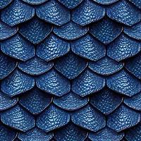 seamless pattern of realistic blue dragon scales 3d rendering photo