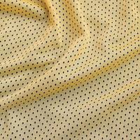 Yellow sport jersey clothing fabric texture and background with many folds photo