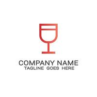 vector de logotipo de plantilla de negocio de bebidas.
