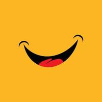 Smile emotion icon vector illustration