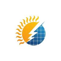 Solar Energy vector icon illustration