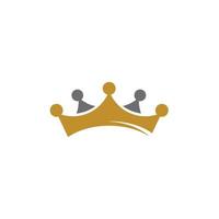 Crown Logo Template vector icon