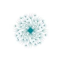 Dandelion vector icon design