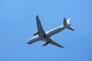 Modern airplane view photo