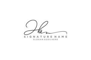 Initial JB Letter Signature Logo Template elegant design logo Sign Symbol template vector icon