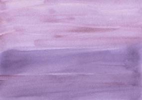 Watercolor lavender background texture. Deep violet aquarelle backdrop. Stains on paper, hand painted photo