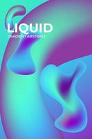 gradient background abstract vertical liquid colorful futuristic vector