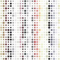 Geometrical background with irregular color circles. Abstract round seamless pattern. vector
