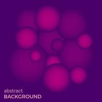Abstract vector background of pink balls. Background of geometric shapes.