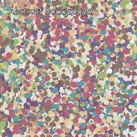 Vector abstract background with irregular circles